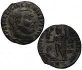 312-313 d.C. Licinio I. Antioquía. Follis. RIC 8. Ae. 3,60 g. EBC+. Est.50.