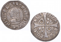1674. Carlos II (1665-1700). Barcelona. A&C 198. Ag. 2,68 g. EBC+. Est.145.