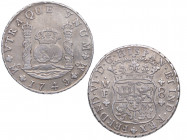 1749. Fernando VI (1746-1759). Mexico. 8 Reales. MF. A&C 473. Ag. 26,79 g Preciosa pátina. EBC+. Est.500.