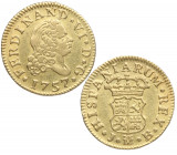 1757. Fernando VI (1746-1759). Madrid. 1/2 Escudo. JB. A&C 561. Ag. 1,79 g. EBC+. Est.300.