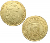 1787. Carlos III (1759-1788). Santiago. 8 Escudos. IN. A&C 2136. Au. 27,08 g. Brillo original. MUY RARA. EBC. Est.6000.