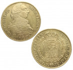 1772. Carlos III (1759-1788). Popayán. 8 Escudos. JS. A&C 2037. Au. 27,06 g. EBC+. Est.2000.