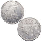 1804. Carlos IV (1788-1808). México. 8 Reales. TH. Ag. 27,00 g. EBC+. Est.300.