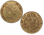 1822. Fernando VII (1808-1833). Madrid. 80 reales. SR. A & C 30. Au. 10,00 g. EBC. Est.400.