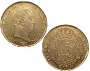 1822. Fernando VII (1808-1833). Madrid. 320 Reales. SR. A&C 1778. Au. 27,06 g. Muy RARA y más así. SC-. Est.7000.