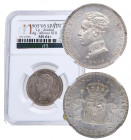 1905*05. Alfonso XIII (1886-1931). Madrid. 2 Pesetas. SMV. A&C 88. Ag. Encapsulada en NN COINS en MS 64+. SC/FDC. Est.50.