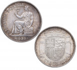 1933*34. II República (1931-1939). 1 Peseta. A&C 34. Ag. 4,96 g. Pátina. Bella. SC. Est.40.