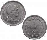 1937. II República (1931-1939). 1 Peseta Gobierno de Euzkadi. Ni. 4,04 g. SC-. Est.30.