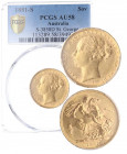 1881-S. Australia. 1 Soverano. Au. Encapsulada por CGS AU58. EBC+. Est.400.
