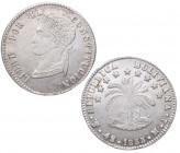 1855. Bolivia. 4 Soles. Ag. 13,66 g. EBC+. Est.110.