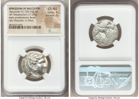 MACEDONIAN KINGDOM. Alexander III the Great (336-323 BC). AR tetradrachm (23mm, 17.22 gm, 7h). NGC Choice AU 4/5 - 4/5. Posthumous issue of Susa, ca. ...