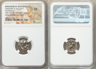 MACEDONIAN KINGDOM. Alexander III the Great (336-323 BC). AR drachm (16mm, 12h). NGC VF. Lifetime issue of Sardes, ca. 334-323 BC. Head of Heracles ri...