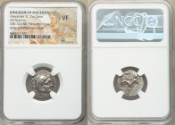 MACEDONIAN KINGDOM. Alexander III the Great (336-323 BC). AR drachm (18mm, 1h). NGC VF. Posthumous issue of 'Colophon', 310-301 BC. Head of Heracles r...