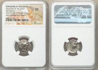 MACEDONIAN KINGDOM. Alexander III the Great (336-323 BC). AR drachm (18mm, 12h). NGC VF. Posthumous issue of Pamphylia, Side, ca. 323-317 BC. Head of ...