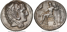 MACEDONIAN KINGDOM. Philip III Arrhidaeus (323-317 BC). AR tetradrachm (27mm, 16.78 gm, 1h). NGC Choice XF 5/5 - 2/5. Lifetime issue of Babylon, ca. 3...
