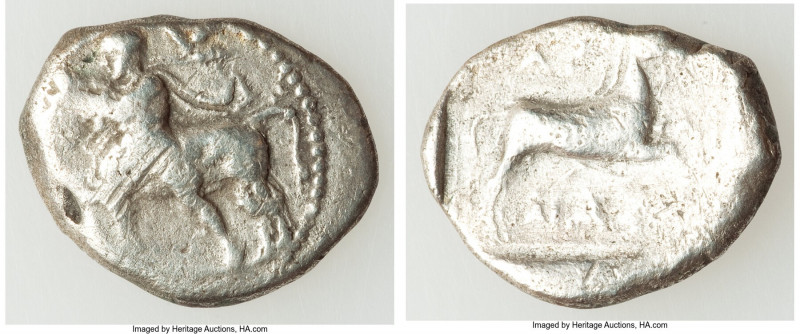THESSALY. Larissa. Ca. 460-400 BC. AR drachm (22mm, 5.58 gm, 11h). About Fine, s...