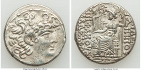 SELEUCID KINGDOM. Philip I Philadelphus (ca. 95/4-76/5 BC). Aulus Gabinius, as Proconsul (57-55 BC). AR tetradrachm (26mm, 15.49 gm, 12h). Choice VF, ...