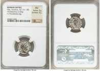 Marcus Aurelius (AD 161-180). AR denarius (18mm, 5h). NGC AU 5/5 - 5/5. Rome, December AD 162-December AD 163. M ANTONINVS AVG IMP II, laureate head o...