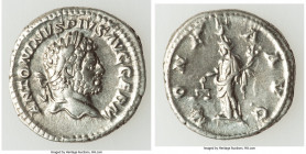 Caracalla, as Augustus (AD 198-217). AR denarius (19mm, 3.44 gm, 6h). XF. Rome, ca. AD 210-213. ANTONINVS PIVS AVG BRIT, laureate head of Caracalla ri...