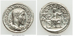 Maximinus I (AD 235-238). AR denarius (20mm, 2.75 gm, 11h). AU. Rome, AD 235-236. IMP MAXIMINVS PIVS AVG, laureate, draped and cuirassed bust of Maxim...