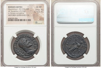 Maximinus I (AD 235-238). AE sestertius (30mm, 23.36 gm, 12h). NGC Choice VF 4/5 - 4/5. Rome, AD 236-238. MAXIMINVS PIVS AVG GERM, laureate, draped an...