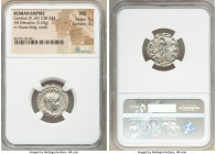 Gordian III (AD 238-244). AR denarius (20mm, 3.33 gm, 6h). NGC MS 5/5 - 3/5. Rome, summer AD 241. IMP GORDIANVS PIVS FEL AVG, laureate, draped and cui...