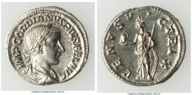 Gordian III (AD 238-244). AR denarius (20mm, 2.83 gm, 7h). AU. Rome, summer AD 241. IMP GORDIANVS PIVS FEL AVG, laureate, draped and cuirassed bust of...