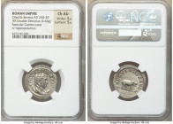 Otacilia Severa (AD 244-249). AR antoninianus (24mm, 4.64 gm, 1h). NGC Choice AU 5/5 - 5/5. Rome, 4th officina, AD 247-248. OTACIL SEVERA AVG, draped ...