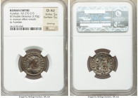 Aurelian (AD 270-275). BI antoninianus (22mm, 3.93 gm, 12h). NGC Choice AU 5/5 - 5/5, Silvering. Cyzicus, 3rd officina, autumn AD 272-early AD 273. IM...