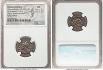 Constantinople Commemorative (ca. AD 330-340). AE3 or BI nummus (18mm, 2.49 gm, 5h). NGC MS 5/5 - 3/5. Siscia, 3rd officina, AD 330-333, struck under ...