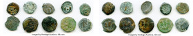 ANCIENT LOTS. Judaea. Ca. 1st centuries BC-AD. Lot of ten (10) AE prutahs. Fine. Includes: Various issuers, dates and themes. Ten (10) coins in lot. S...