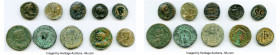 ANCIENT LOTS. Roman Provincial. AD 1st-3rd centuries. Lot of ten (10) AE. Fine-VF. Includes: AE issues (10) various emperors and types. Total ten (10)...