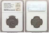 ANCIENT LOTS. Roman Imperial. AD 3rd-4th centuries. Lot of five (5) BI nummi. NGC XF-AU, fissures, porosity, deposits. Includes: Various emperors with...