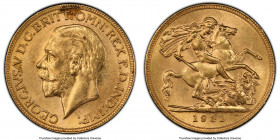 George V gold Sovereign 1931-M MS62 PCGS, Melbourne mint, KM32, S-4000. 

HID09801242017

© 2020 Heritage Auctions | All Rights Reserved
