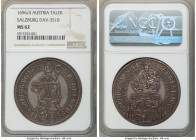 Salzburg. Johann Ernst Taler 1696/4 MS62 NGC, KM254, Dav-3510. Mauve and gray toning. 

HID09801242017

© 2020 Heritage Auctions | All Rights Rese...