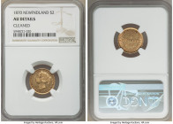 Newfoundland. Victoria gold 2 Dollars 1870 AU Details (Cleaned) NGC, London mint, KM5. Merlot toning in legends. 

HID09801242017

© 2020 Heritage...
