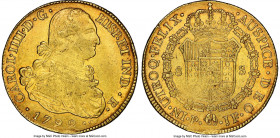 Charles IV gold 8 Escudos 1792 P-JF AU53 NGC, Popayan mint, KM62.2. AGW 0.7615 oz. 

HID09801242017

© 2020 Heritage Auctions | All Rights Reserve...