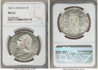 Louis XVIII 5 Francs 1821-A MS63 NGC, Paris mint, KM711.1. Lustrous and choice, light toning 

HID09801242017

© 2020 Heritage Auctions | All Righ...