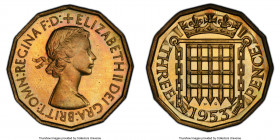 Elizabeth II Proof 3 Pence 1953 PR64 PCGS, KM886, S-4152. 

HID09801242017

© 2020 Heritage Auctions | All Rights Reserved