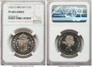 Elizabeth II Proof 1/2 Crown 1953 PR68 Cameo NGC, KM893, S-4137A. 

HID09801242017

© 2020 Heritage Auctions | All Rights Reserved