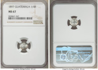 Central American Republic 5-Piece Lot of Certified 1/4 Reals 1897 MS67 NGC, KM162.

HID09801242017

© 2020 Heritage Auctions | All Rights Reserved...
