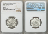 British India. Bengal Presidency 5-Piece Lot of Certified Rupees AH 1229 Year 17/49 (1815) MS64 NGC, Benares mint, KM41.Plain edge. Sold as is, no ret...