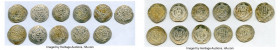 Abbasid Governors of Tabaristan 11-Piece Lot of Uncertified Assorted Hemidrachms, Includes 11 Anonymous issues of various dates, and 1 piece of Sulaym...