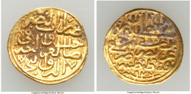 Ottoman Empire. Suleyman I (AH 926-974 / AD 1520-1566) gold Sultani AH 926 (AD 1520/1521) VF (Deposits), Constantinople mint (in Turkey), A-1317. 18.5...