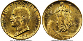 Vittorio Emanuele III gold 100 Lire Anno IX (1931)-R MS61 NGC, Rome mint, KM72. AGW 0.2546 oz. 

HID09801242017

© 2020 Heritage Auctions | All Ri...