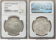 Charles IV 8 Reales 1808 Mo-TH MS60 NGC, Mexico City mint, KM109. Pearl gray toning with residual luster. 

HID09801242017

© 2020 Heritage Auctio...