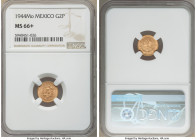 Estados Unidos gold 2 Pesos 1944-Mo MS66+ NGC, Mexico City mint, KM461.Mintage: 10,000. Rose gold toning. 

HID09801242017

© 2020 Heritage Auctio...