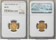 Spanish Colony. Isabel II gold 2 Pesos 1864 AU Details NGC, Manila mint, KM143.

HID09801242017

© 2020 Heritage Auctions | All Rights Reserved