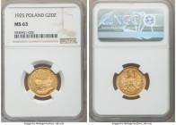 Republic gold 20 Zlotych 1925-(w) MS63 NGC, Warsaw mint, KM-Y33.

HID09801242017

© 2020 Heritage Auctions | All Rights Reserved