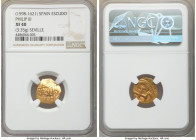 Philip III gold Cob Escudo ND (1598-1621) XF40 NGC, Seville mint, KM7. 3.35gm. 

HID09801242017

© 2020 Heritage Auctions | All Rights Reserved